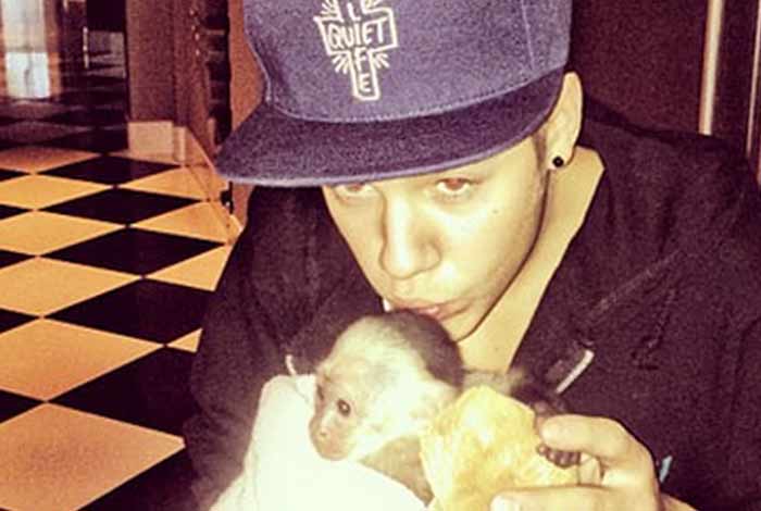Justin bieber monkey