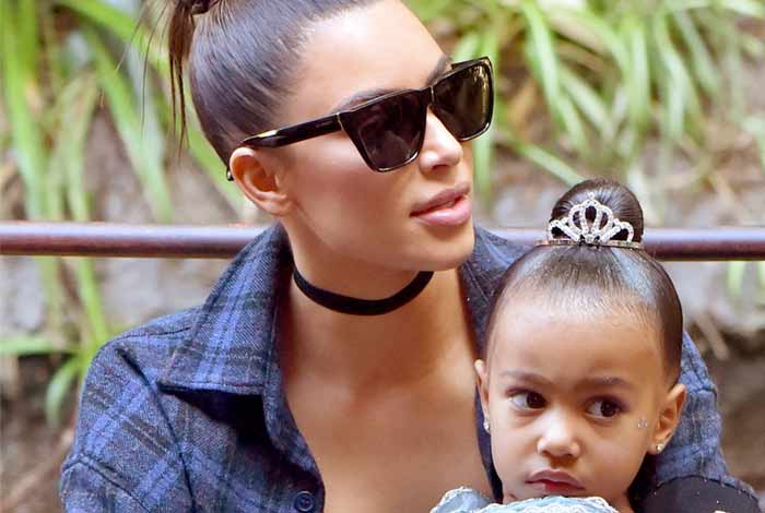 kim kardashian and north west