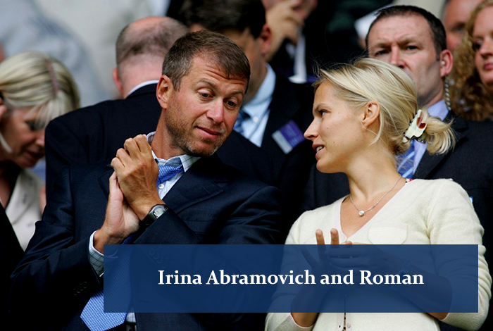 Irina Abramovich and Roman