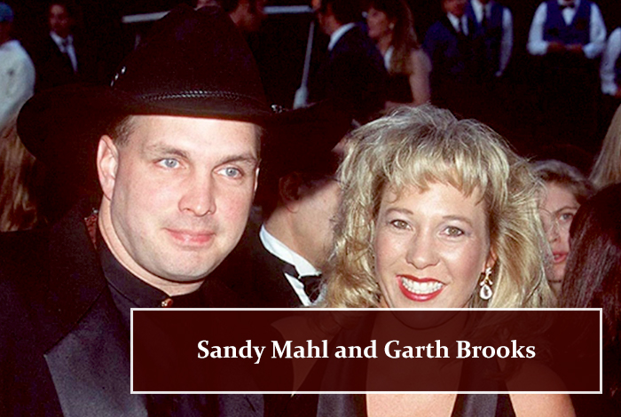 Sandy Mahl and Garth Brooks
