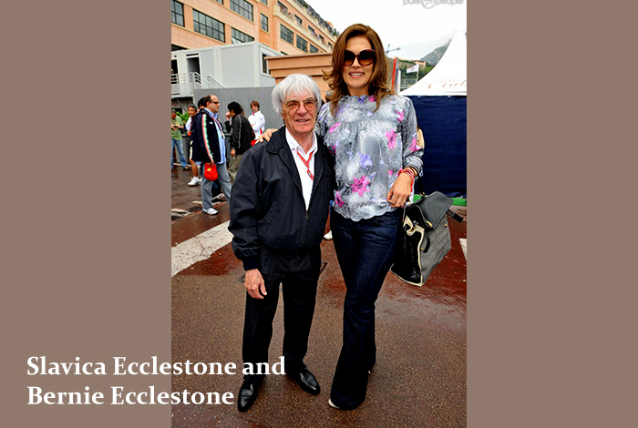 Slavica Ecclestone and Bernie Ecclestone