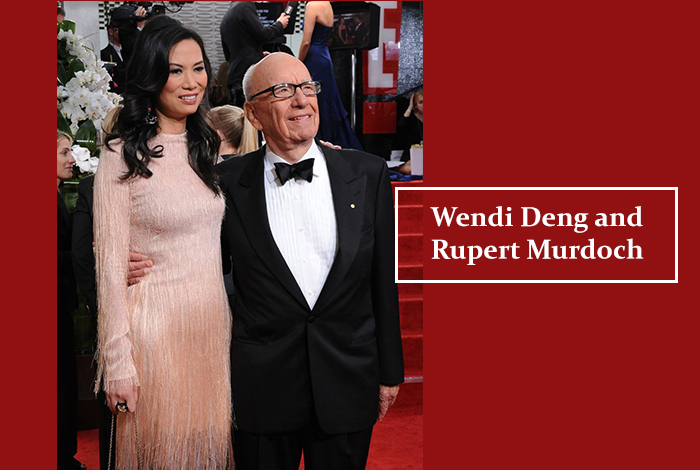 Wendi Deng and Rupert Murdoch