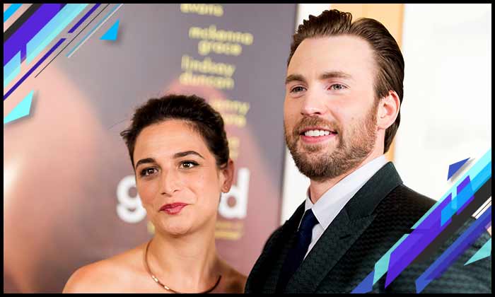 Jenny Slate and Chris Evans