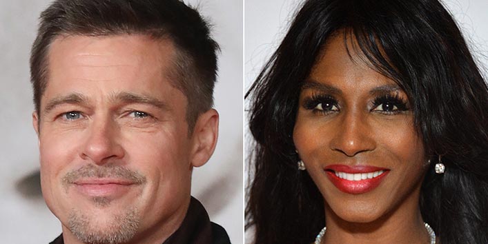 Brad Pitt and Sinitta