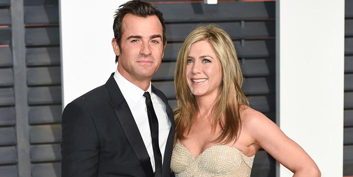 Justin Theroux and Jennifer Aniston