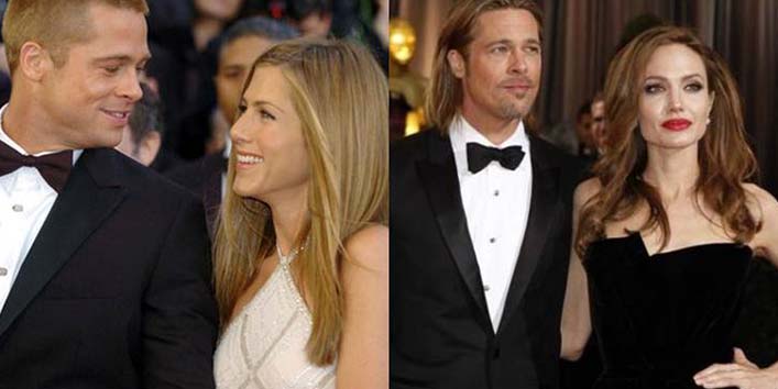 Brad Pitt and Jennifer Aniston divorce
