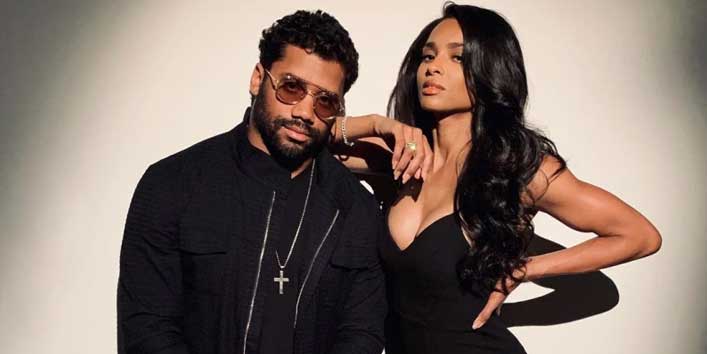 Ciara and Russell Wilson