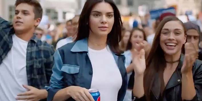 Kendall Jenner's controversial Pepsi commercial