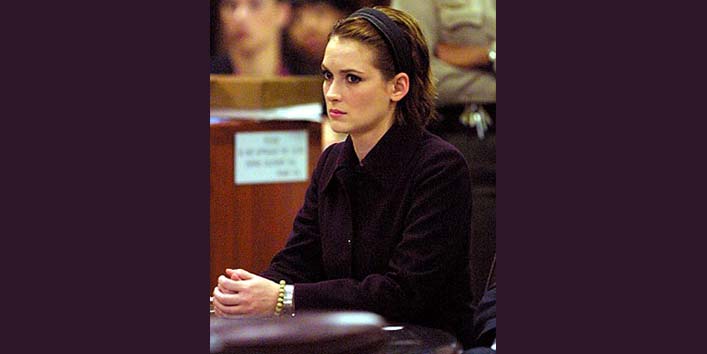 Winona Ryder caught shoplifting