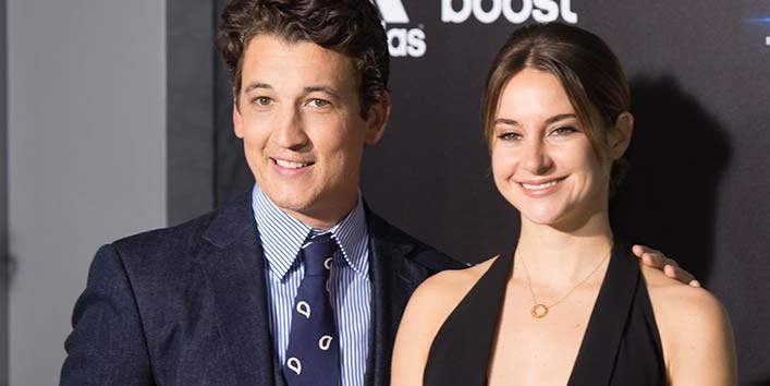 Miles Teller and Shailene Woodley