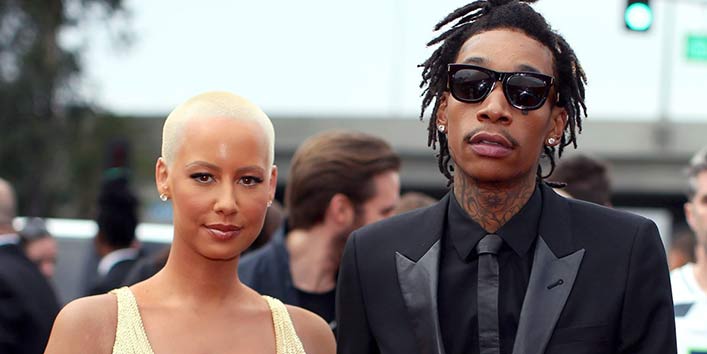 Wiz Khalifa And Amber Rose
