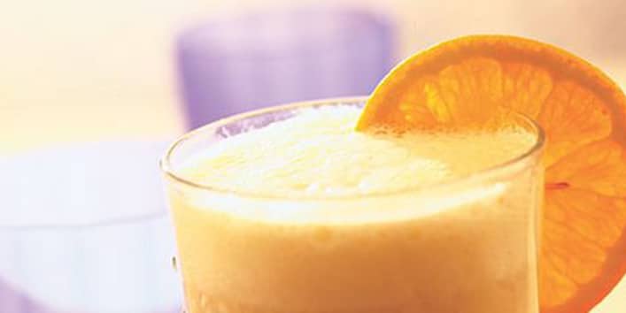 Orange-and cottage-cheese shake
